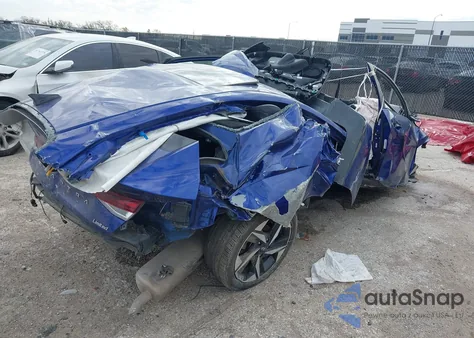 2021 Hyundai Elantra Limited из США, поврежденный, VIN KMHLP4AG3MU162694